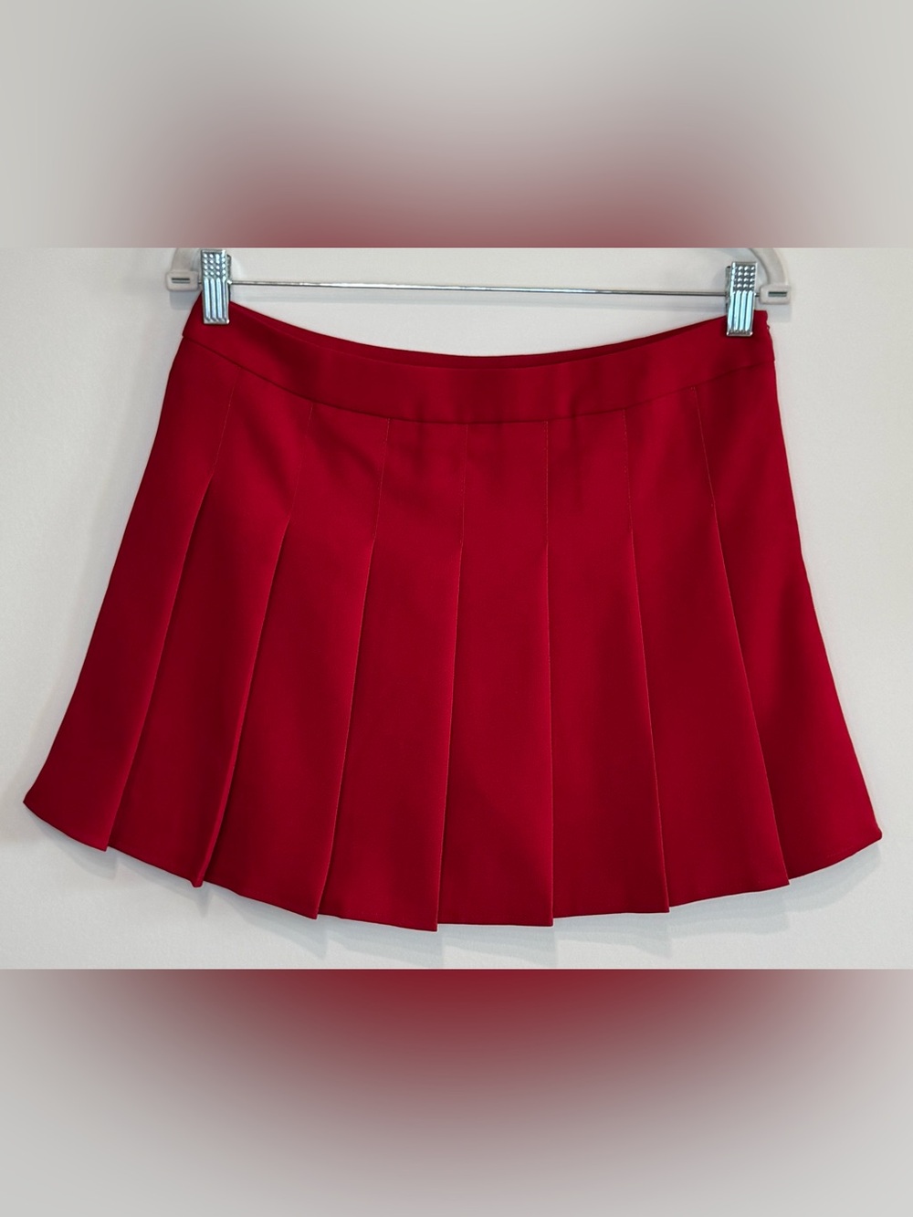 NEW TONCHENGSD Women’s Pleated Red Tennis Skirt/Skort Size L